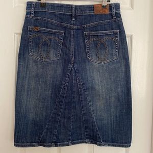 Jordache Legacy Denim Skirt size 6/28